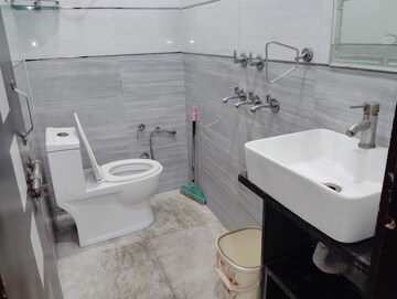 Bathroom in 2.5 BHK Apartment at Paschim Vihar – for Rent