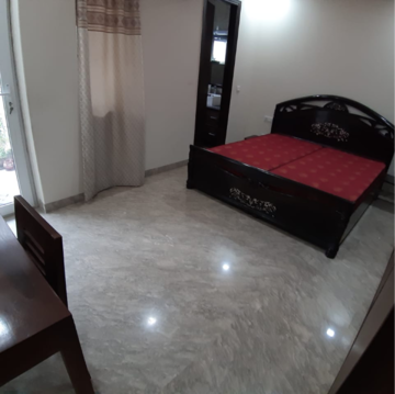 Bedroom in 3 BHK Builder Floor at Kalkaji – for Rent
