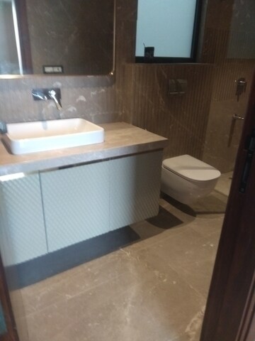 Bathroom in 4 BHK Builder Floor at Maharani Bagh – for Rent