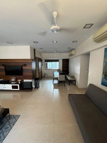 Living Room in 3 BHK Apartment at Chaitanya Tower, Prabhadevi – for Rent