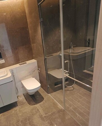 Bathroom in 5 BHK Apartment at Rustomjee Crown, Prabhadevi – for Rent