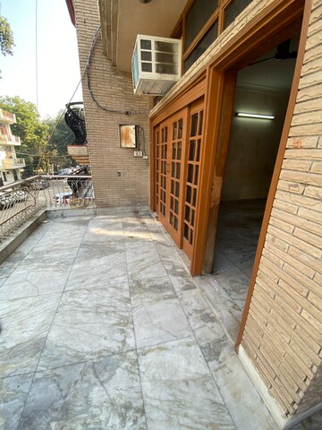 Balcony in 3 BHK Builder Floor at Paschim Vihar – for Rent
