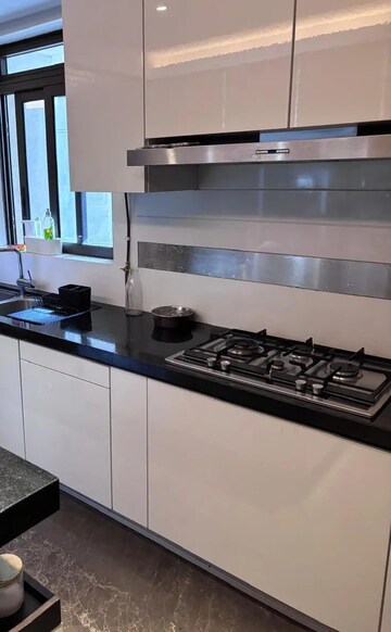 Kitchen in 4 BHK Apartment at Lodha Trump Tower, Worli – for Rent