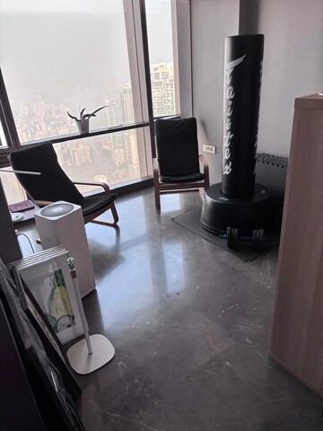 Living Room in 4 BHK Apartment at Lodha Trump Tower, Worli – for Rent