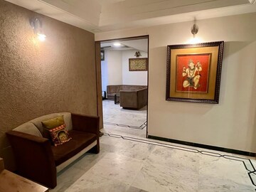 Living Room in 4 BHK Apartment at Bodakdev – for Rent