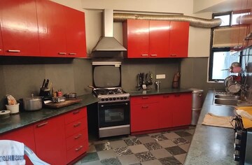 Kitchen in 2 BHK Builder Floor at Mehrauli – for Rent