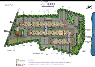 Master Plan in 3 BHK Apartment at Provident Harmony, Thanisandra Main Road – for Sale