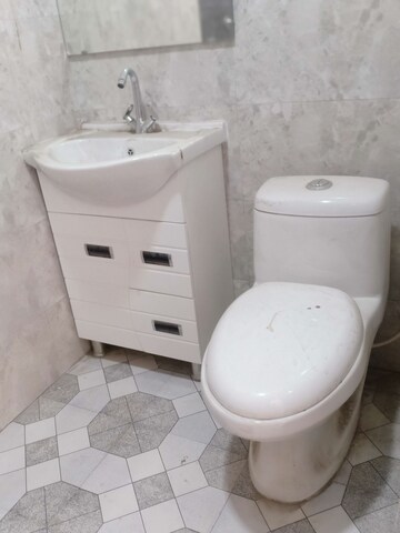 Bathroom in 2 BHK Apartment at Malviya Nagar – for Rent