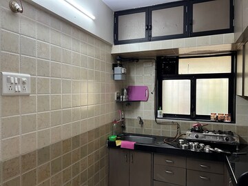 Kitchen in 1 BHK Apartment at Silver Tower, Kandivali East – for Rent