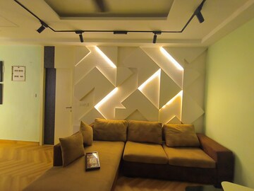 Living Room in 3 BHK Apartment at PS Srijan Ozone, Em Bypass – for Sale