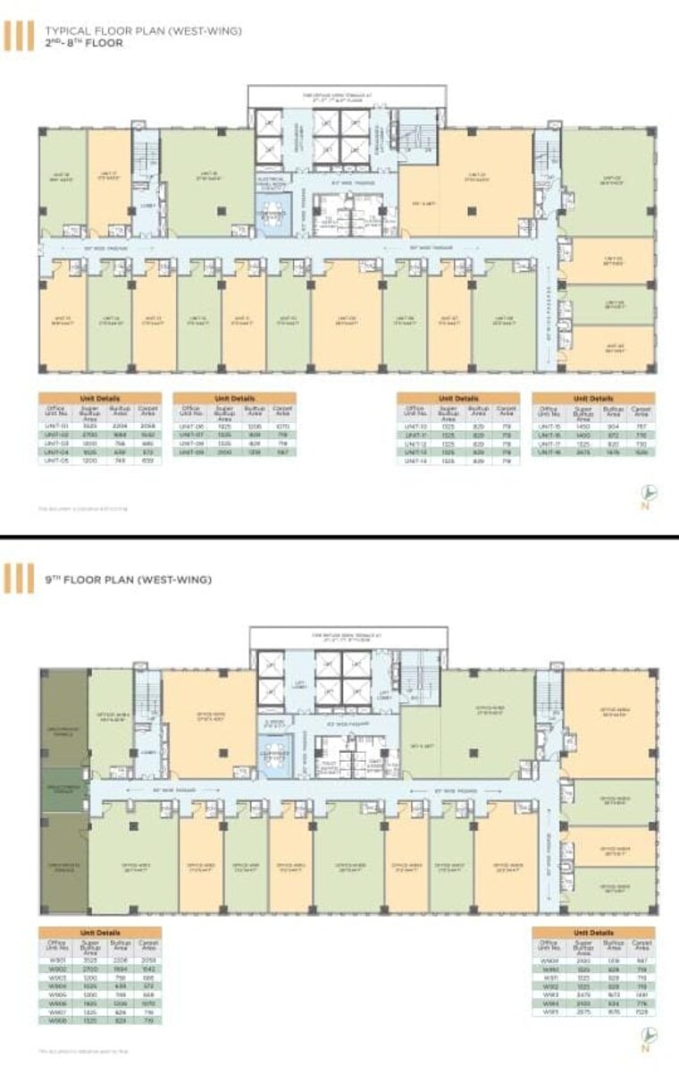 Floor Plan, orbit-urban-park Commercial Office Space in IT/SEZ 1200 Sq.Ft. In New Town Action Area ii Kolkata 8282425