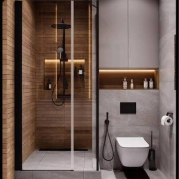 Bathroom in 3 BHK Apartment at Supertech Cape Town, Sector 74 – for Rent