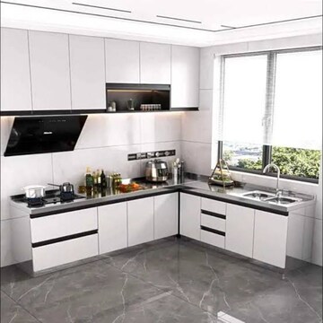 Kitchen in 3 BHK Apartment at Mahagun Mirabella, Sector 79 – for Rent