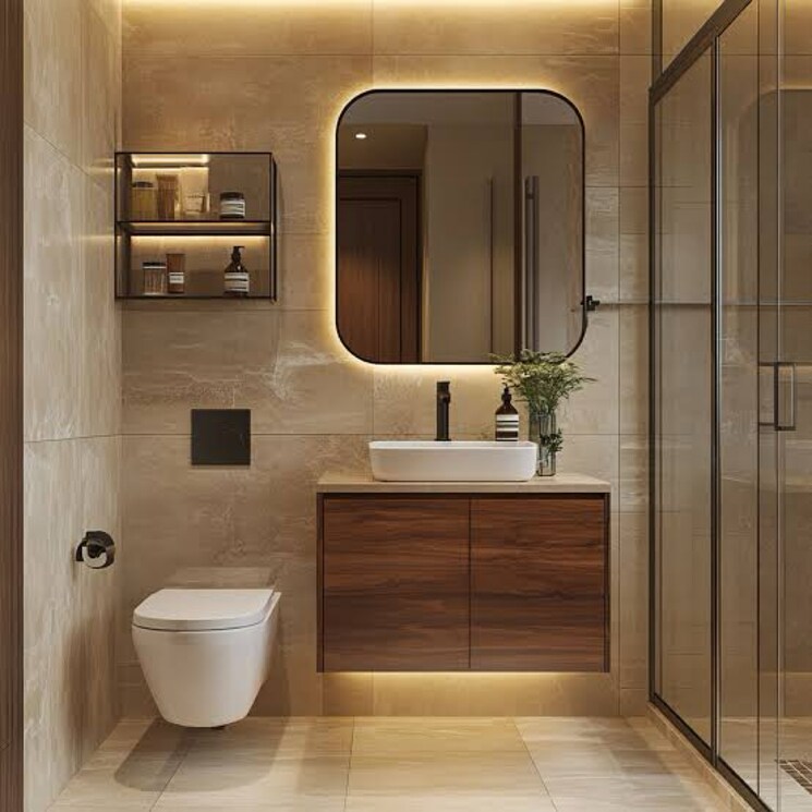 Bathroom, mahagun-mirabella 3 Bedroom 1051 Sq.Ft. Apartment In Sector 79 Noida 8282459