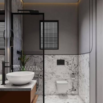 Kitchen in 3 BHK Apartment at Mahagun Mirabella, Sector 79 – for Rent