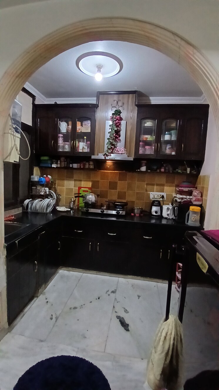 Kitchen, abul fazal enclave part 1 3 Bedroom 1215 Sq.Ft. Apartment In Abul Fazal Enclave Part 1 Delhi 8282520