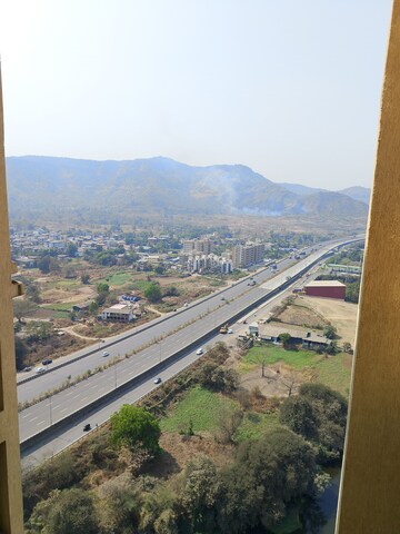 Balcony in 1.5 BHK Apartment at Marathon Nexzone, New Panvel – for Rent