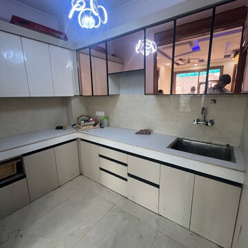 Kitchen in 3 BHK Builder Floor at Khirki Extension – for Rent