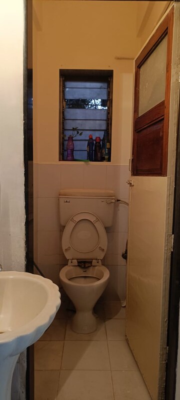 Bathroom in 1 BHK Apartment at Suvidha Pratima CHS, Andheri East – for Rent