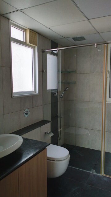 Bathroom in 3 BHK Apartment at Karle Zenith, Hebbal – for Rent