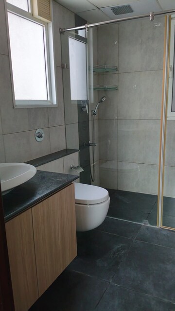 Bathroom in 3 BHK Apartment at Karle Zenith, Hebbal – for Rent