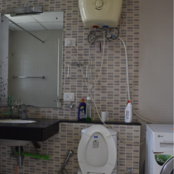 Bathroom in 4 BHK Apartment at BPTP Park Prime, Sector 66 – for Rent