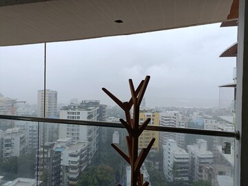 Balcony in 3 BHK Apartment at Joy Legend, Khar West – for Rent