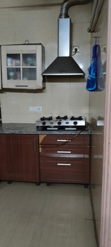 Kitchen in 1 RK Builder Floor at Lajpat Nagar I – for Rent