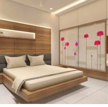 Bedroom in 3 BHK Builder Floor at RWA Residential Society Sector 46, Jharsa – for Rent