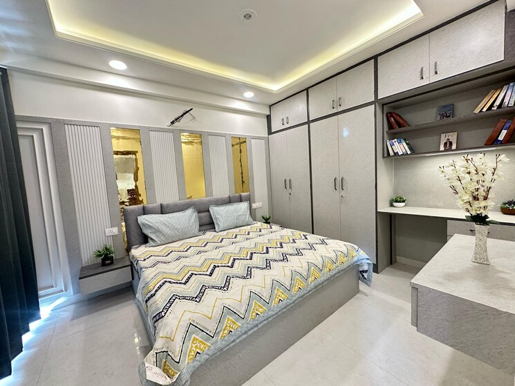 Bedroom, jagatpura 3 Bedroom 1450 Sq.Ft. Apartment In Jagatpura Jaipur 8284046