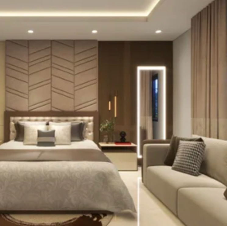 Bedroom, mks-county 3 Bedroom 171 Sq.Yd. Builder Floor In Sohna Sector 2 Gurgaon 8283825