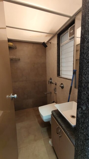Bathroom in 3 BHK Apartment at Veena Serenity, Chembur – for Rent