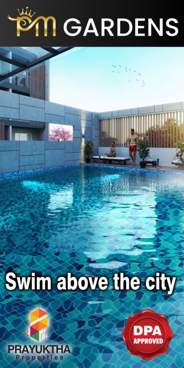 Swimming Pool, prayuktha-pm-garden 2 Bedroom 1229 Sq.Ft. Apartment In Rajanukunte Bangalore 8283991
