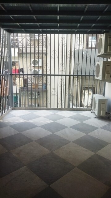 Balcony in 3 BHK Builder Floor at East Of Kailash – for Rent