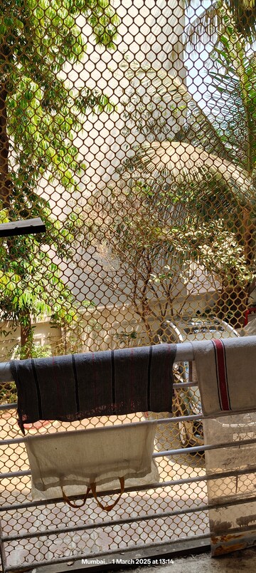 Balcony in 1 BHK Apartment at Bhandup Subhakamana CHS, Bhandup East – for Rent