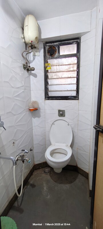 Bathroom in 1 RK Apartment at Chandraprabha CHS, Bhandup East – for Rent