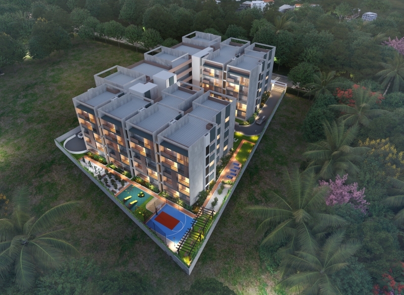 2 BHK 1229 Sq.Ft. Apartment in Prayuktha PM Garden