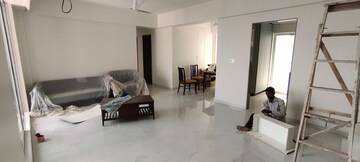 Living Room in 2 BHK Apartment at Chandak Cornerstone, Worli – for Rent