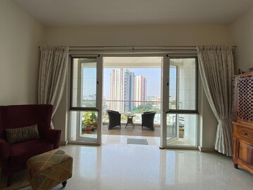 Living Room in 4 BHK Apartment at Prestige White Meadows, Whitefield – for Sale