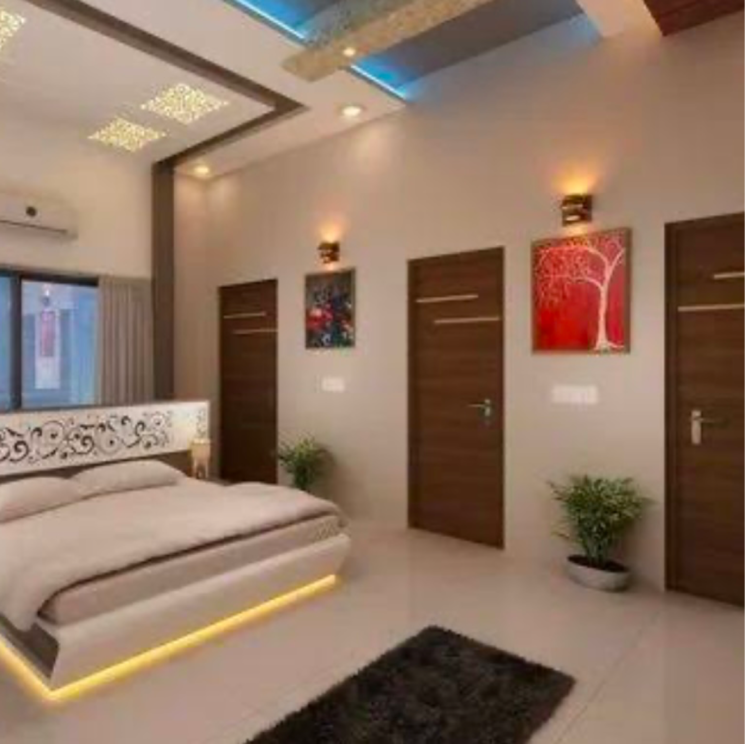 Bedroom, uppal-southend 3 Bedroom 300 Sq.Yd. Builder Floor In Sector 49 Gurgaon 8284163