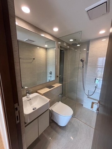 Bathroom in 2 BHK Apartment at Hiranandani Castle Rock, Powai – for Rent