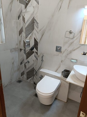 Bathroom in 1 BHK Apartment at Devika Towers, Collectors Colony – for Rent