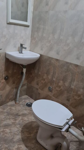 Bathroom in 2 BHK Builder Floor at Siddharth Nagar – for Rent