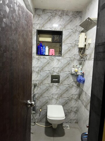 Bathroom in 2 BHK Apartment at Kanchan Janga CHS, Kopar Khairane – for Sale