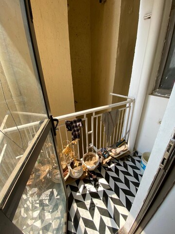 Balcony in 2 BHK Apartment at Unitech Uniworld Gardens 2, Sector 47 – for Rent