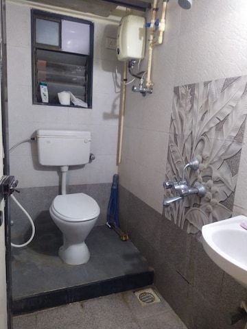 Bathroom in 2 BHK Apartment at K Raheja Interface Heights, Malad West – for Rent