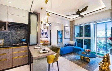Living Room in 2 BHK Apartment at Lodha Amara, Kolshet Road – for Sale