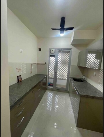 Bathroom in 3 BHK Apartment at Piramal Vaikunth, Balkum Pada – for Rent