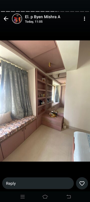 Living Room in 3 BHK Apartment at Bhairav Darshan, Parel – for Rent