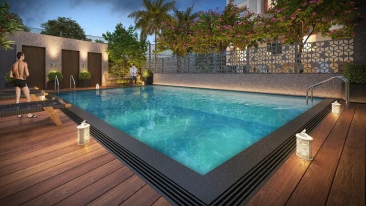 Swimming Pool, wakad 2 Bedroom 778 Sq.Ft. Apartment In Wakad Pune 8284976